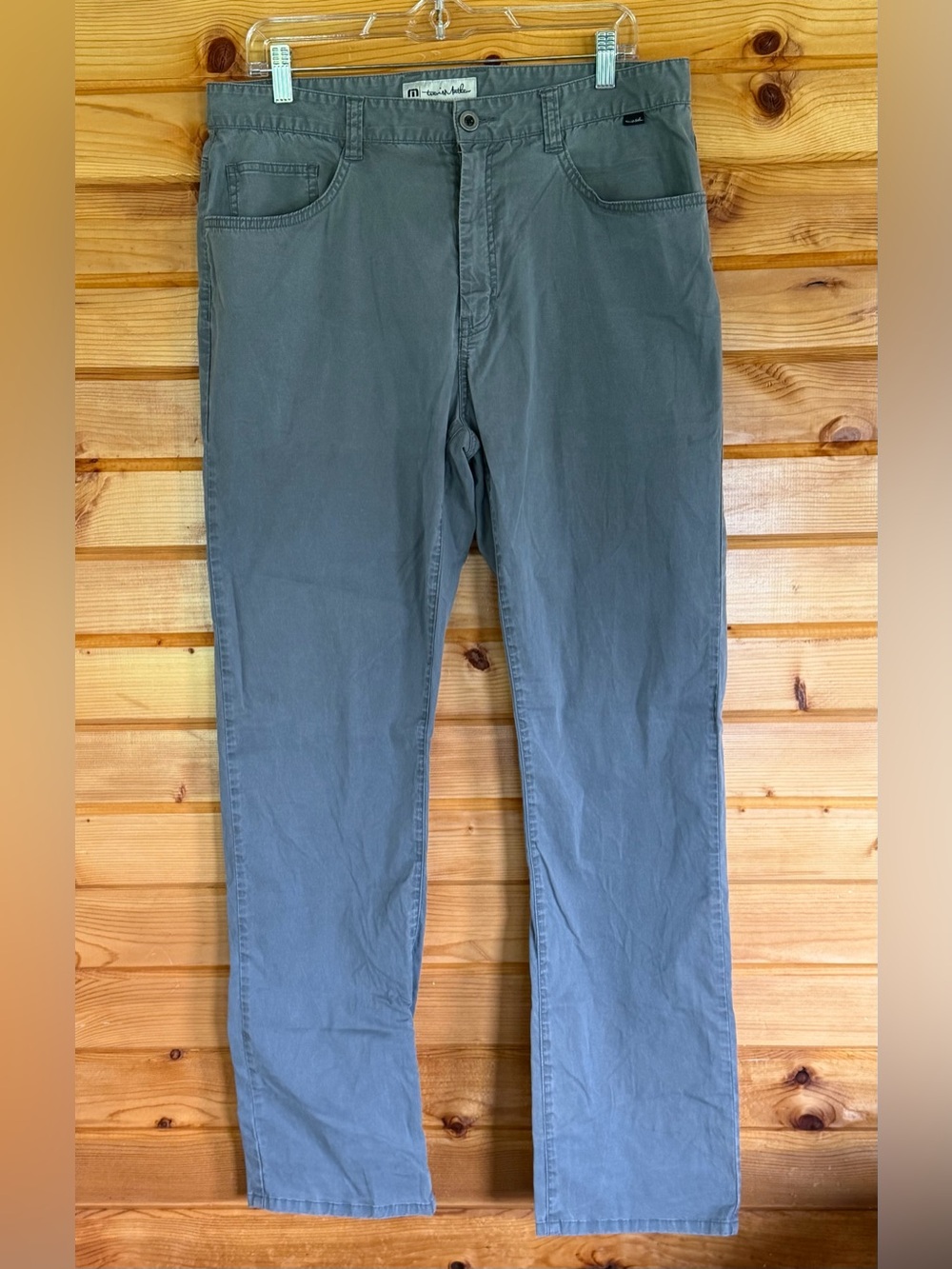 Travis Mathew Men's Chinos in Gray Size 34